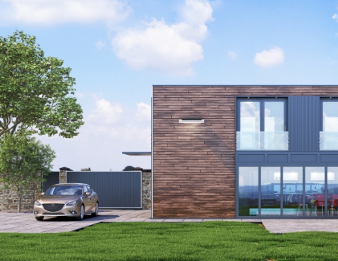 Aesthetic green energy PV module